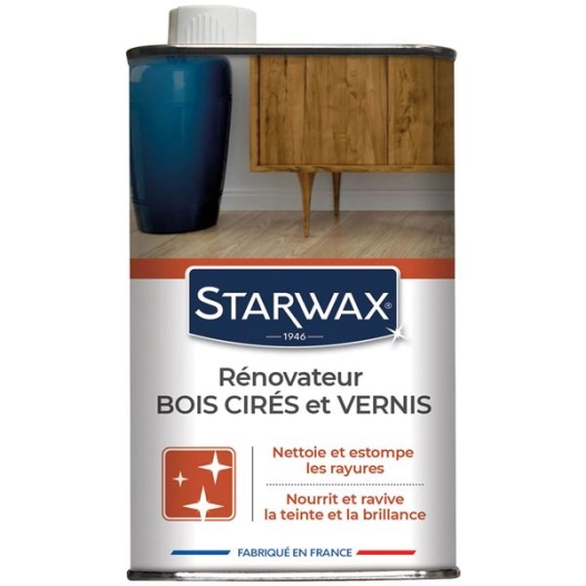 Rénovateur meubles bois cirés et vernis 500ml - STARWAX