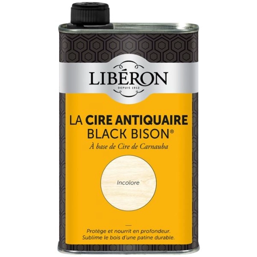 Cire Black bison 0.5L incolore - LIBERON