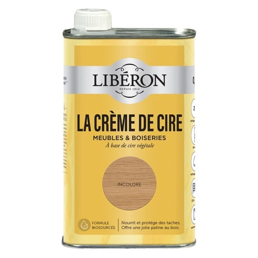 Crème de cire liquide incolore 0.5 l - LIBERON