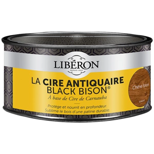 Cire Black bison 500cc chêne foncé - LIBERON