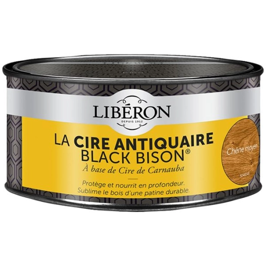 Cire Black bison 500cc chêne moyen - LIBERON