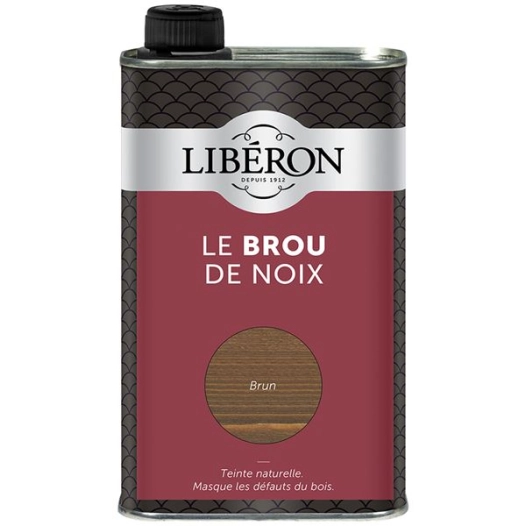 Brou de noix Liberon 500ml brun foncé - LIBERON