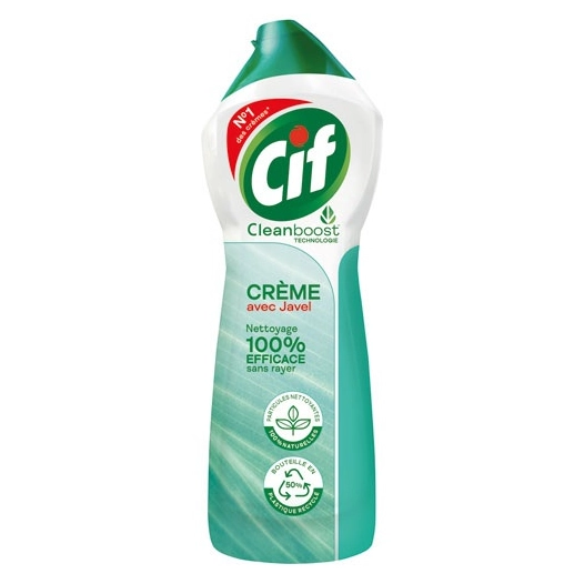 Nettoyant crème avec javel Cif 750ml - CIF