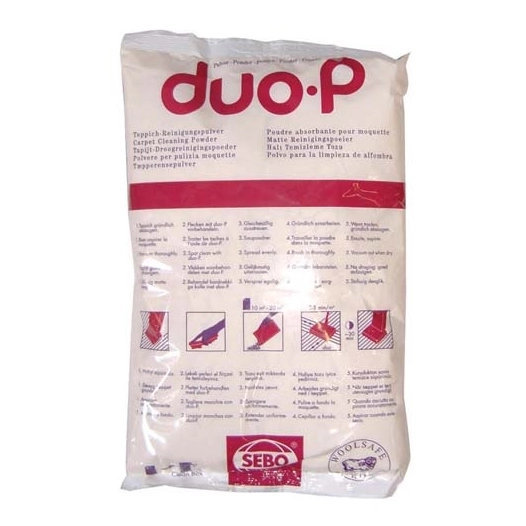 Poudre absorbante moquette tapis 500g Sebo - SEBO