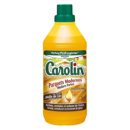 Entretien parquets vitrifiés stratifiés Carolin 1L - CAROLIN