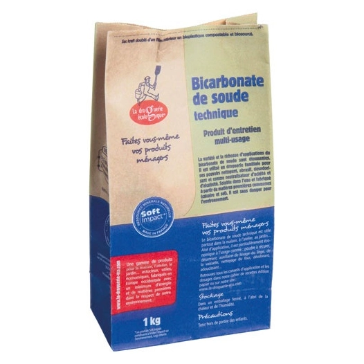 Bicarbonate de soude 1kg - LA DROGUERIE ECOLOGI