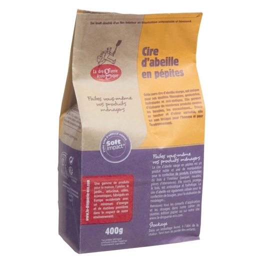 Cire d'abeille en pépites 400g - LA DROGUERIE ECOLOGI