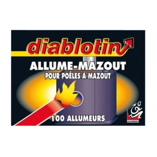 Allume mazout boîte 100 - DIABLOTIN