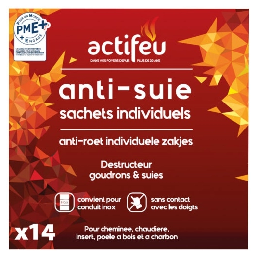 Anti suie actifeu dose individuelle boite de 14 - ACTIFEU