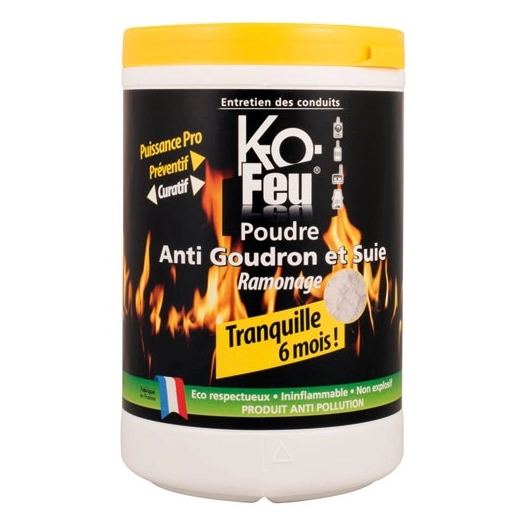 Kofeu poudre anti goudron et suie 800g - KOFEU
