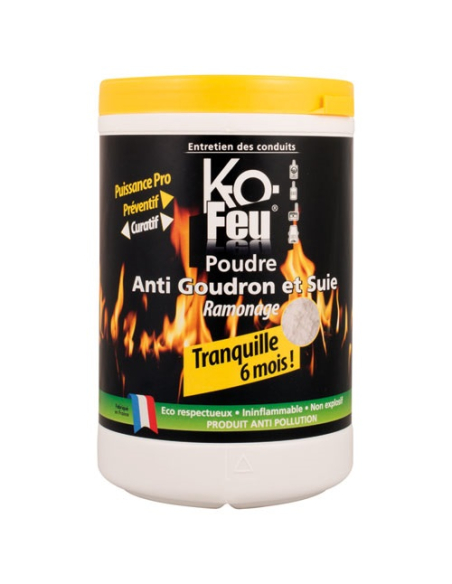 Kofeu poudre anti goudron et suie 800g - KOFEU