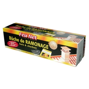 Bûche de ramonage avec certificat - FEUNET