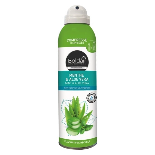 Boldair désodorisant compressé menthe et aloe 250ml - BOLDAIR