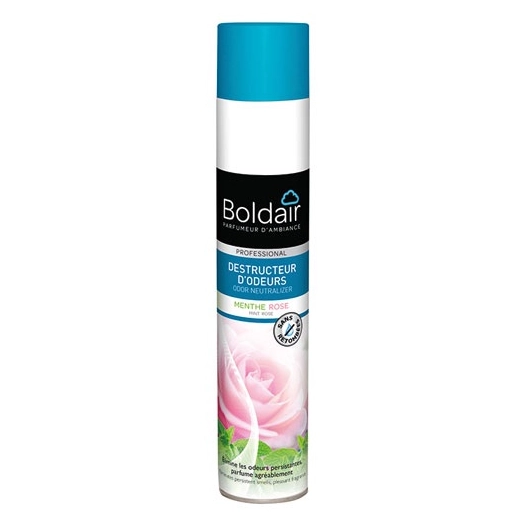 Boldair destructeur d'odeurs menthe rose 500ml - BOLDAIR