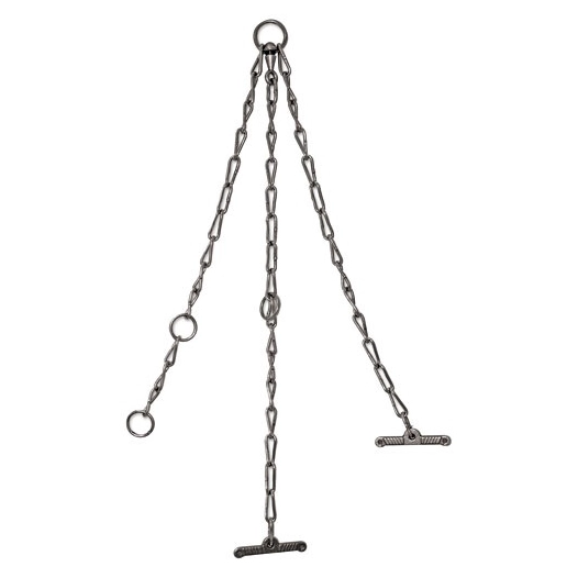 Lien à betail 3 brins Ø6mm acier zingué long.67/58/58cm uc1 - CHAPUIS