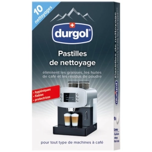 Pack de 10 pastilles de nettoyage machine à café - DURGOL