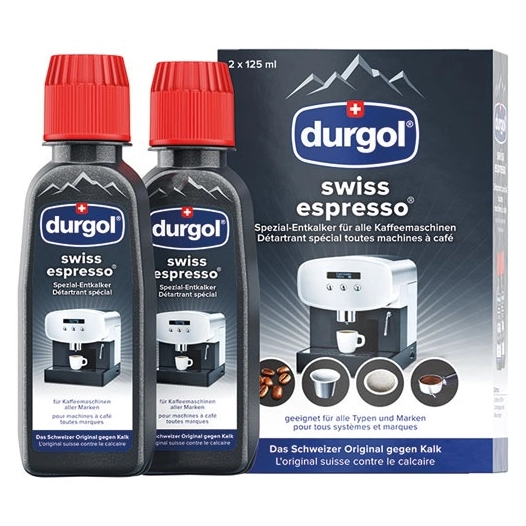Lot de 2 détartrants machine à café 2x125 ml - DURGOL