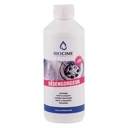 Désengorgeur biologique usage pro - 500 mL - BIOCIME