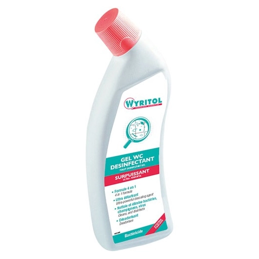 Wyritol gel wc désinfectant surpuissant 4 en 1. 750 ml - WYRITOL
