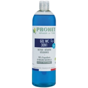 Gel wc detartrant desodorisant 98% naturel 500ml - PRONET NATURE