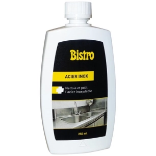 Bistro inox acier crème 250ml - BISTRO