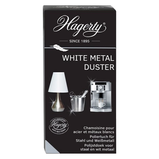 White metal duster chiffon imprégné antibacterien - HAGERTY