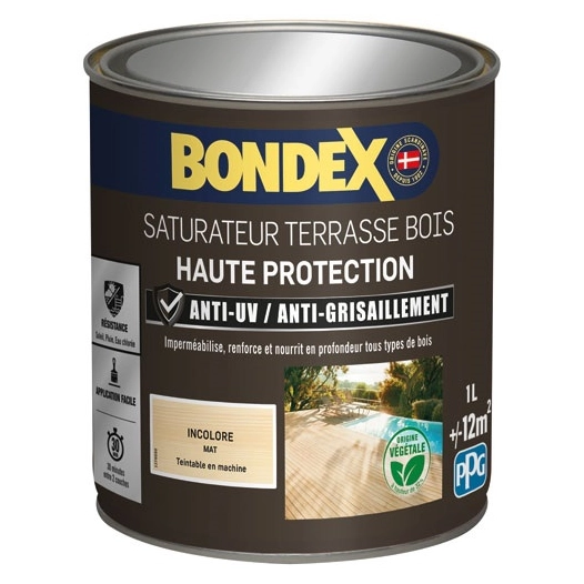 Bondex saturateur bois 1l incolore - BONDEX