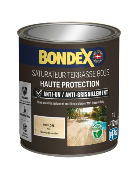Bondex saturateur bois 1l incolore - BONDEX