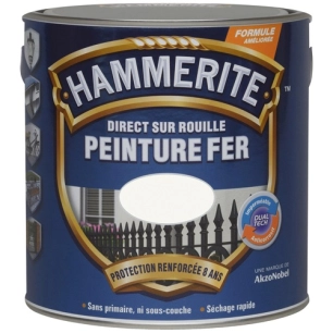 Peinture Hammerite fer bril.laque 2l5 noir 070750 - JULIEN
