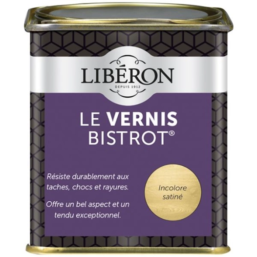 Vernis bistrot satin incolore 25 cl liberon - LIBERON
