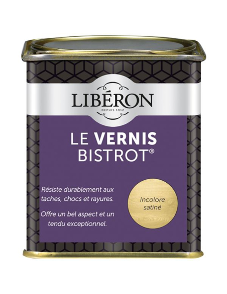 Vernis bistrot satin incolore 25 cl liberon - LIBERON