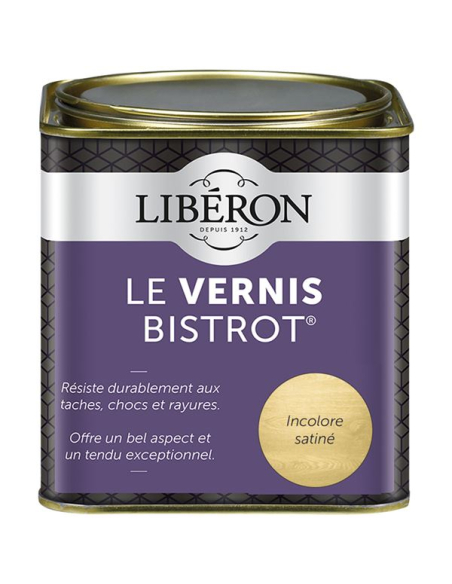 Vernis bistrot 0.5L satiné incolore - LIBERON
