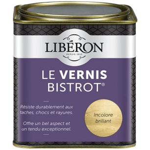 Vernis bistrot 0.5L brillant incolore - LIBERON