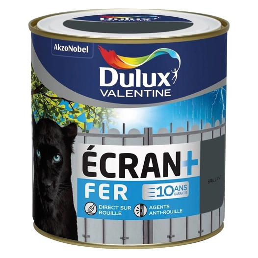 Peinture Ecran fer brillant 0.5l anthracite - DULUX VALENTINE