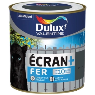 Peinture Ecran fer brillant 0.5l anthracite - DULUX VALENTINE