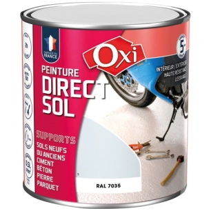 Peinture direct sol 500ml gris clair - OXI