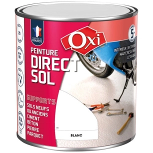 Peinture direct sol 500ml blanc - OXI