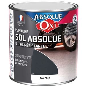 Sol absolue 0.5l gris carbone RAL7043 - OXI