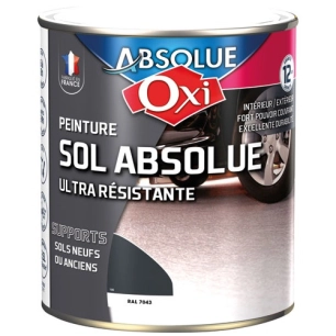 Sol absolue 2.5l gris carbone RAL7043 - OXI