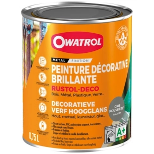 Peinture Durieu rustol deco antirouille 0.75l gris poussière ral 703 - OWATROL
