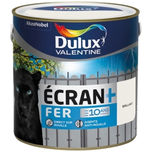 Peinture Ecran fer brillant 2l blanc pur - DULUX VALENTINE