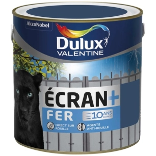 Peinture Ecran fer brillant 2l marine - DULUX VALENTINE