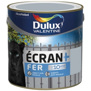 Peinture Ecran fer brillant 2l gris acier - DULUX VALENTINE