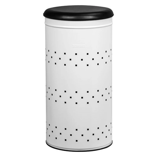 Panier à linge - Lina blanc 45 L H 63 cm - ROSSIGNOL