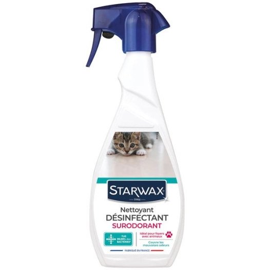 Nettoyant désinfectant surodorant animaux 500ml - STARWAX