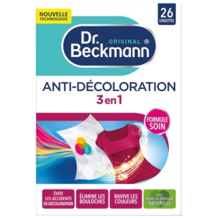 Lingettes anti décoloration 3en1 x26 - DR BECKMANN