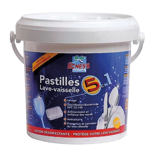 Pastilles lave-vaisselle Ecness 5 en 1 x25 - ECNESS