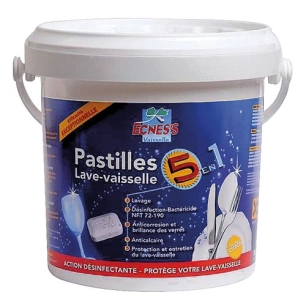 Pastilles lave-vaisselle Ecness 5 en 1 x25 - ECNESS
