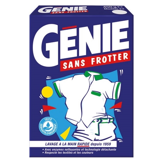 Lessive main Génie sans frotter 450g - GENIE