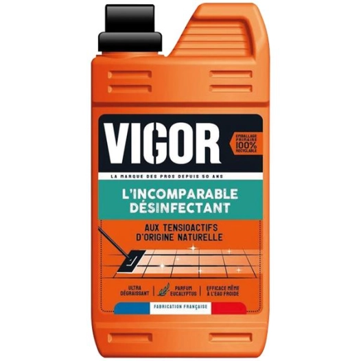 Vigor désinfectant 1l aux actifs d'origine végétale. - VIGOR